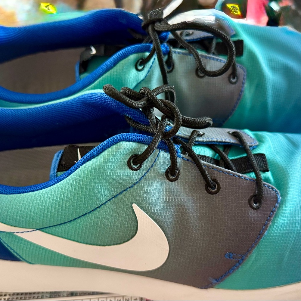 Nike Roshe One Teal , Blue and Gray Athletic Shoes Size 12  PreLoved
